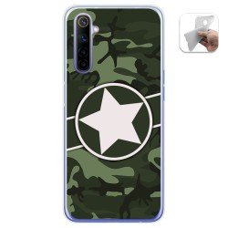 Funda Gel Tpu para Realme 6 diseño Camuflaje 01 Dibujos