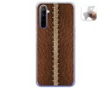 Funda Gel Tpu para Realme 6 diseño Cuero 01 Dibujos