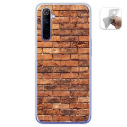 Funda Gel Tpu para Realme 6 diseño Ladrillo 04 Dibujos