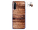 Funda Gel Tpu para Realme 6 diseño Madera 02 Dibujos