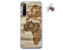Funda Gel Tpu para Realme 6 diseño Madera 07 Dibujos
