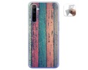 Funda Gel Tpu para Realme 6 diseño Madera 10 Dibujos