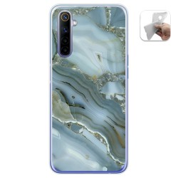 Funda Gel Tpu para Realme 6 diseño Mármol 09 Dibujos