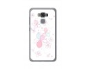 Funda Gel Tpu para Asus Zenfone 3 Max 5.5" Zc553Kl Diseño Flores Minimal Dibujos