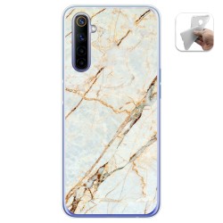 Funda Gel Tpu para Realme 6 diseño Mármol 13 Dibujos