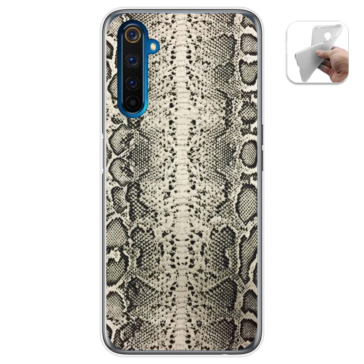Funda Gel Tpu para Realme 6 Pro diseño Animal 01 Dibujos