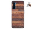 Funda Gel Tpu para Realme 6 Pro diseño Madera 03 Dibujos