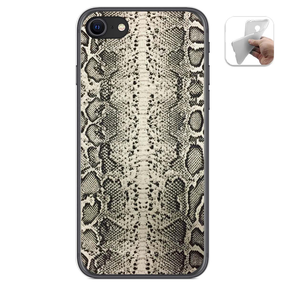 Funda Gel Tpu para Iphone SE 2020 diseño Animal 01 Dibujos