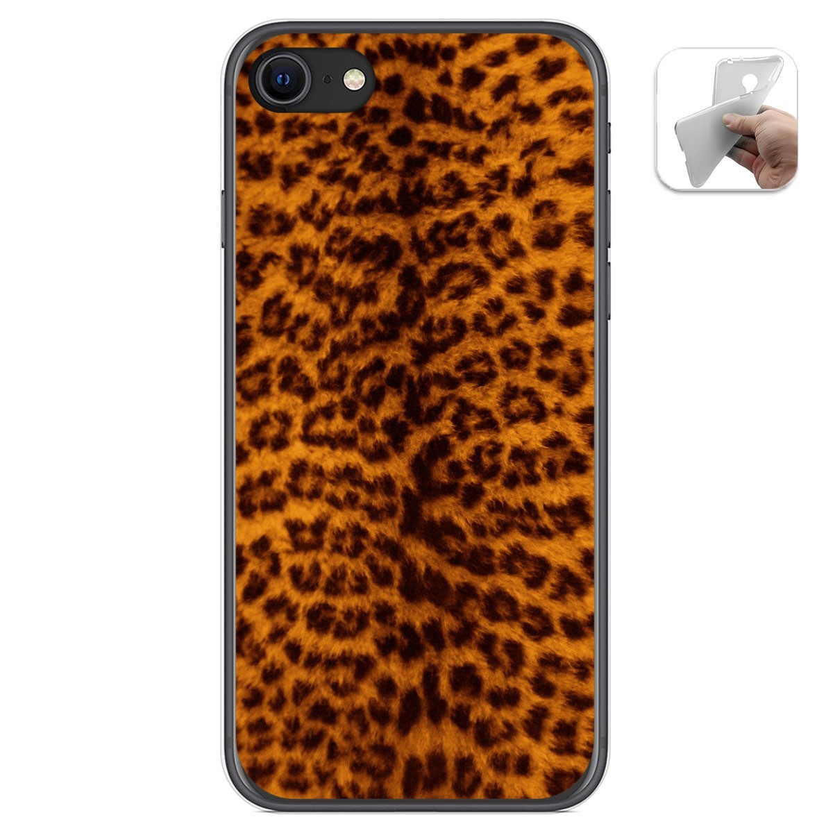 Funda Gel Tpu para Iphone SE 2020 diseño Animal 03 Dibujos