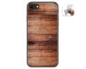 Funda Gel Tpu para Iphone SE 2020 diseño Madera 02 Dibujos