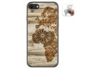 Funda Gel Tpu para Iphone SE 2020 diseño Madera 07 Dibujos