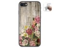 Funda Gel Tpu para Iphone SE 2020 diseño Madera 08 Dibujos