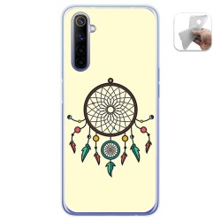Funda Gel Tpu para Realme 6 diseño Atrapasueños Dibujos