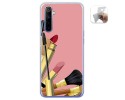 Funda Gel Tpu para Realme 6 diseño Brochas Dibujos