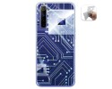 Funda Gel Tpu para Realme 6 diseño Circuito Dibujos