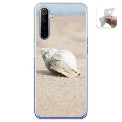 Funda Gel Tpu para Realme 6 diseño Concha Dibujos
