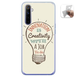 Funda Gel Tpu para Realme 6 diseño Creativity Dibujos