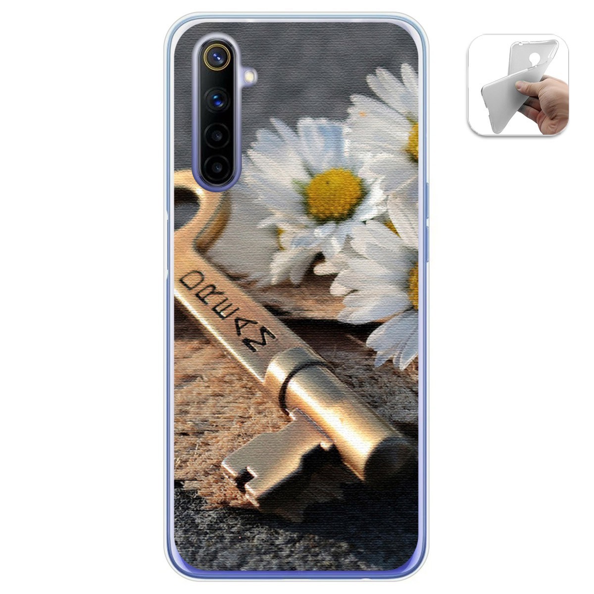 Funda Gel Tpu para Realme 6 diseño Dream Dibujos