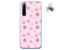 Funda Gel Tpu para Realme 6 diseño Flores Dibujos