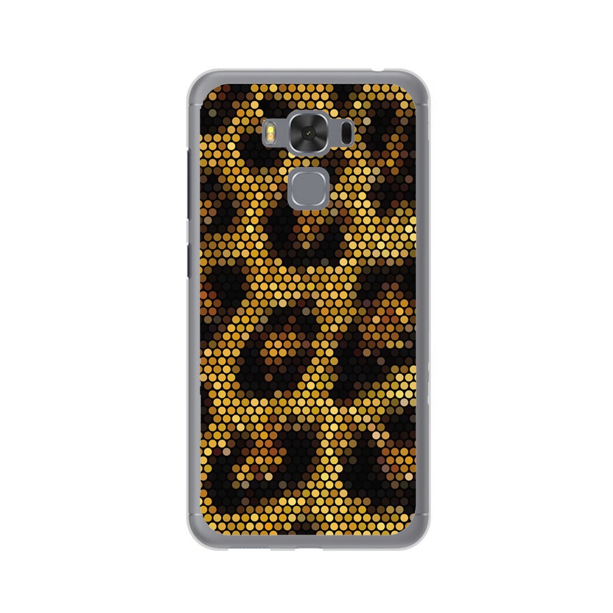 Funda Gel Tpu para Asus Zenfone 3 Max 5.5" Zc553Kl Diseño Leopardo Dibujos