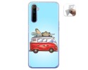 Funda Gel Tpu para Realme 6 diseño Furgoneta Dibujos