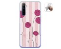 Funda Gel Tpu para Realme 6 diseño Flores Vintage Dibujos