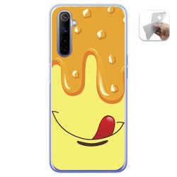 Funda Gel Tpu para Realme 6 diseño Helado Vainilla Dibujos