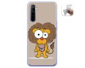Funda Gel Tpu para Realme 6 diseño Leon Dibujos