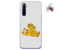 Funda Gel Tpu para Realme 6 diseño Leones Dibujos