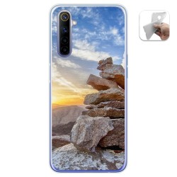 Funda Gel Tpu para Realme 6 diseño Sunset Dibujos