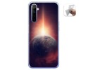 Funda Gel Tpu para Realme 6 diseño Tierra Dibujos