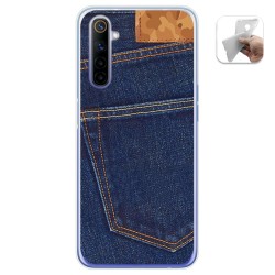 Funda Gel Tpu para Realme 6 diseño Vaquero Dibujos
