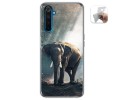 Funda Gel Tpu para Realme 6 Pro diseño Elefante Dibujos