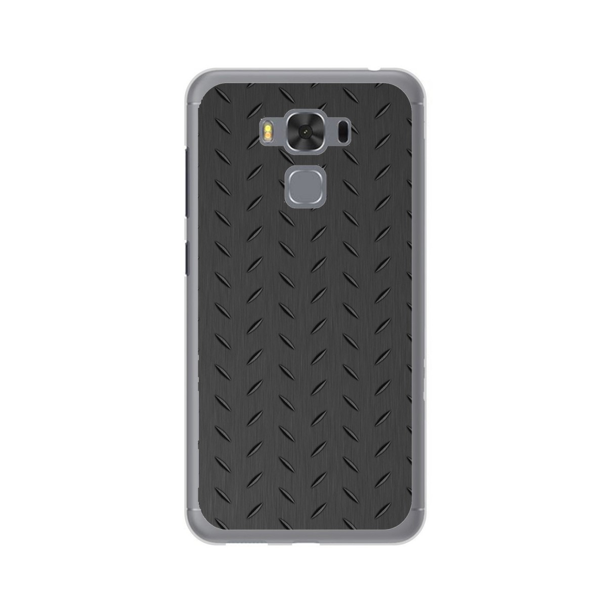 Funda Gel Tpu para Asus Zenfone 3 Max 5.5" Zc553Kl Diseño Metal Dibujos