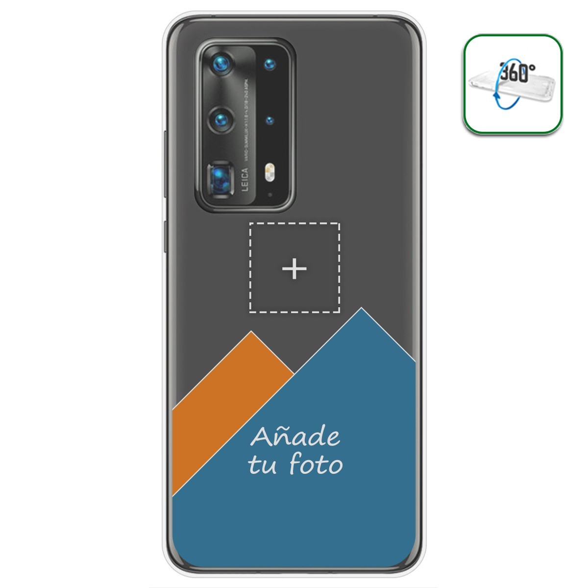 Personaliza tu Funda Pc + Tpu 360 con tu Fotografia para Huawei P40 Pro dibujo personalizada