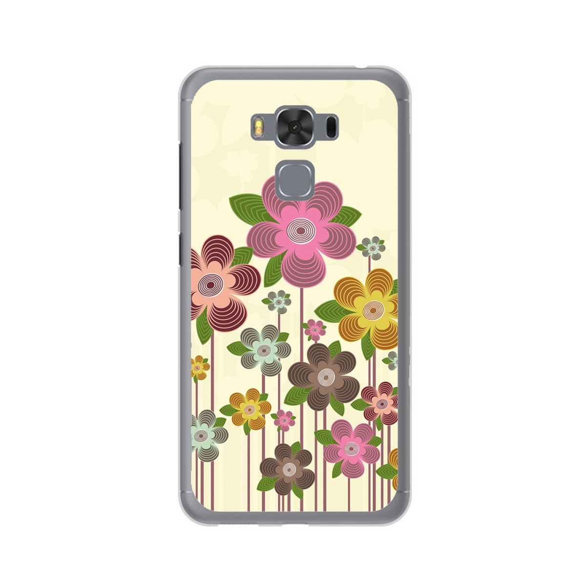 Funda Gel Tpu para Asus Zenfone 3 Max 5.5" Zc553Kl Diseño Primavera En Flor  Dibujos