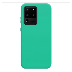 Funda Silicona Líquida Ultra Suave para Samsung Galaxy S20 Ultra color Verde 2