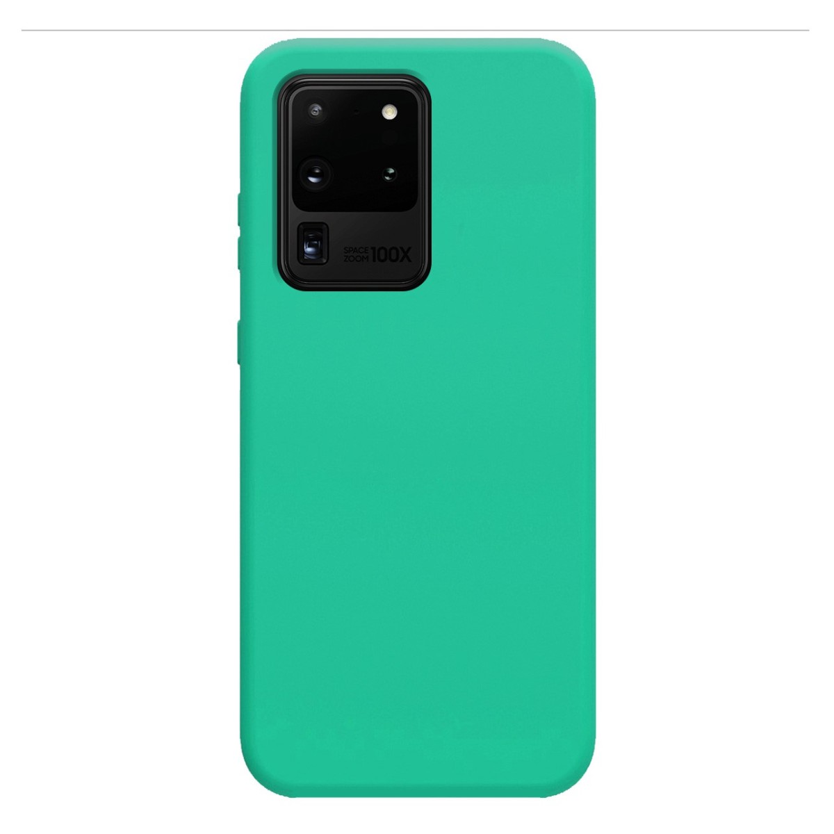 Funda Silicona Líquida Ultra Suave para Samsung Galaxy S20 Ultra color Verde
