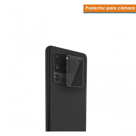 Protector Cristal Templado Cámara Trasera para Samsung Galaxy S20 Ultra Vidrio