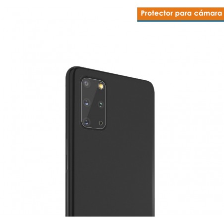 Protector Cristal Templado Cámara Trasera para Samsung Galaxy S20+ Plus Vidrio