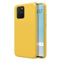 Funda Silicona Líquida Ultra Suave para Samsung Galaxy S10 Lite color Amarilla