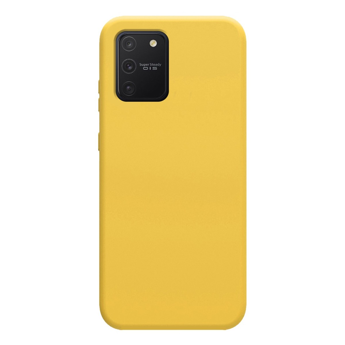 Funda Silicona Líquida Ultra Suave para Samsung Galaxy S10 Lite color Amarilla