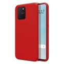 Funda Silicona Líquida Ultra Suave para Samsung Galaxy S10 Lite color Roja