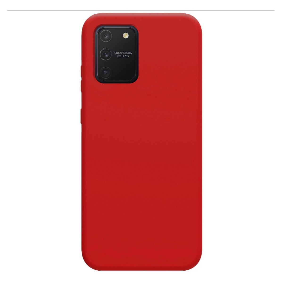 Funda Silicona Líquida Ultra Suave para Samsung Galaxy S10 Lite color Roja