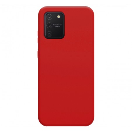 Funda Silicona Líquida Ultra Suave para Samsung Galaxy S10 Lite color Roja