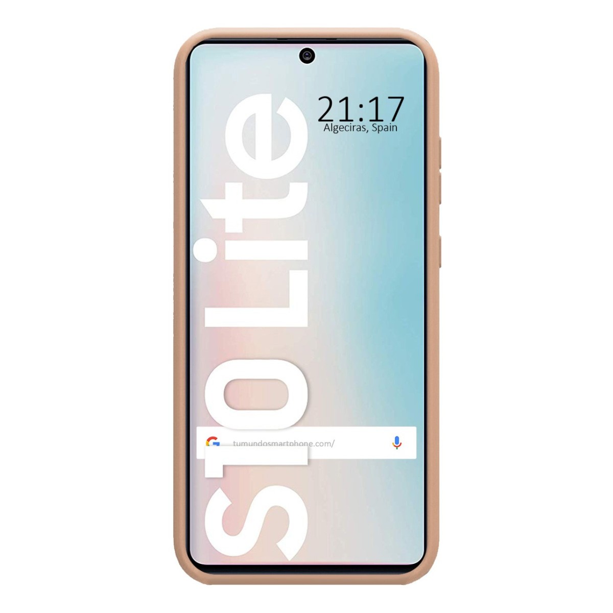 Funda Silicona Líquida Ultra Suave para Samsung Galaxy S10 Lite color Rosa
