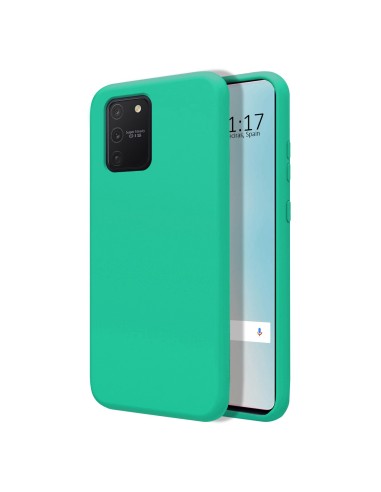 Funda Silicona Líquida Ultra Suave para Samsung Galaxy S10 Lite color Verde