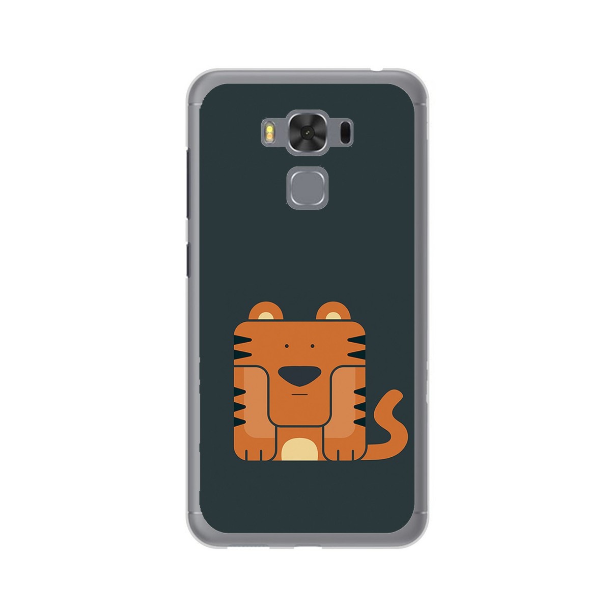 Funda Gel Tpu para Asus Zenfone 3 Max 5.5" Zc553Kl Diseño Tigre Dibujos