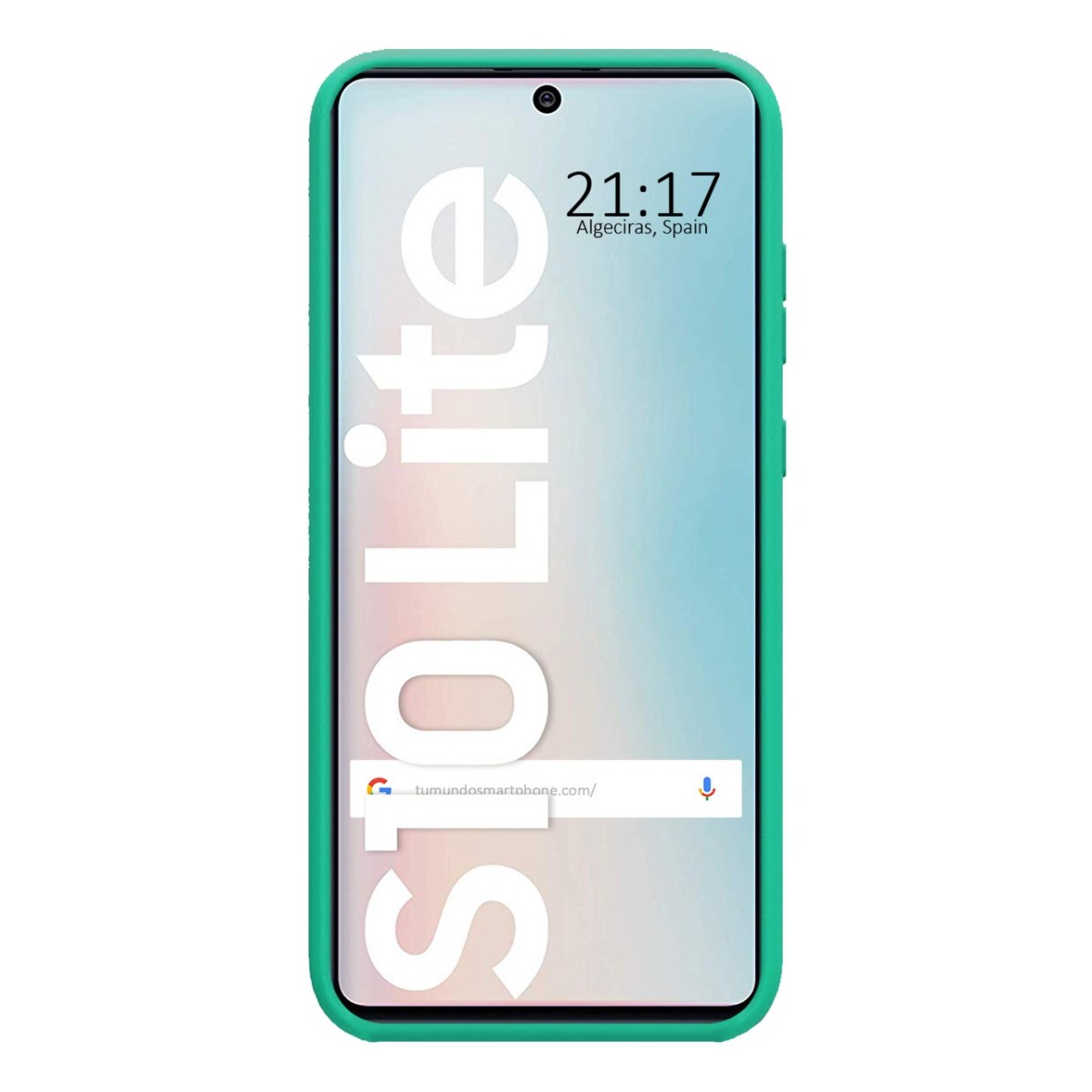 Funda Silicona Líquida Ultra Suave para Samsung Galaxy S10 Lite color Verde