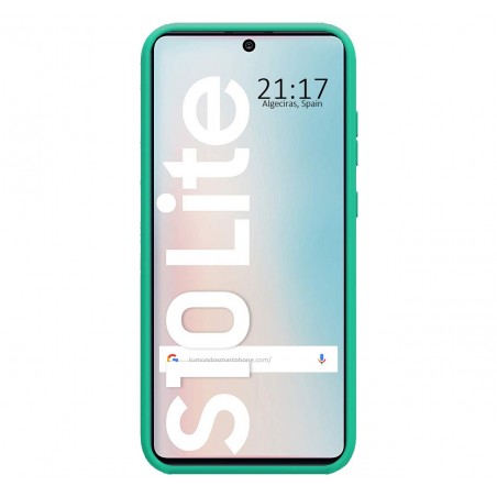 Funda Silicona Líquida Ultra Suave para Samsung Galaxy S10 Lite color Verde